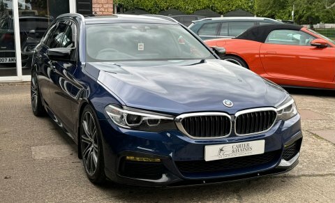BMW 5 Series 3.0 540I M YD18VXY Blue #4
