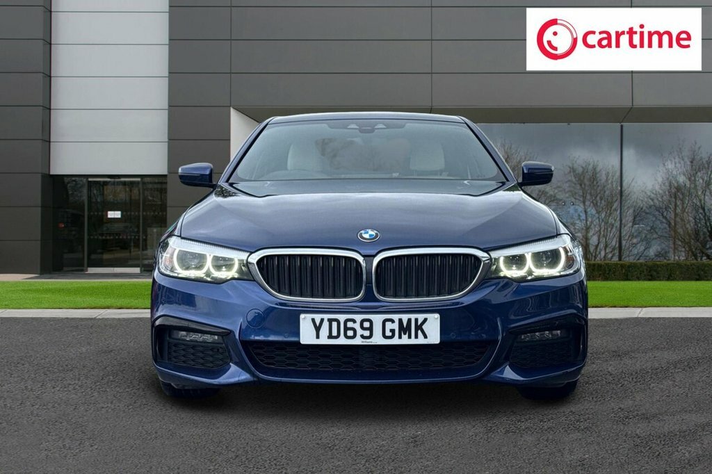 BMW 5 Series 2L M Sport YD69GMK Blue #4