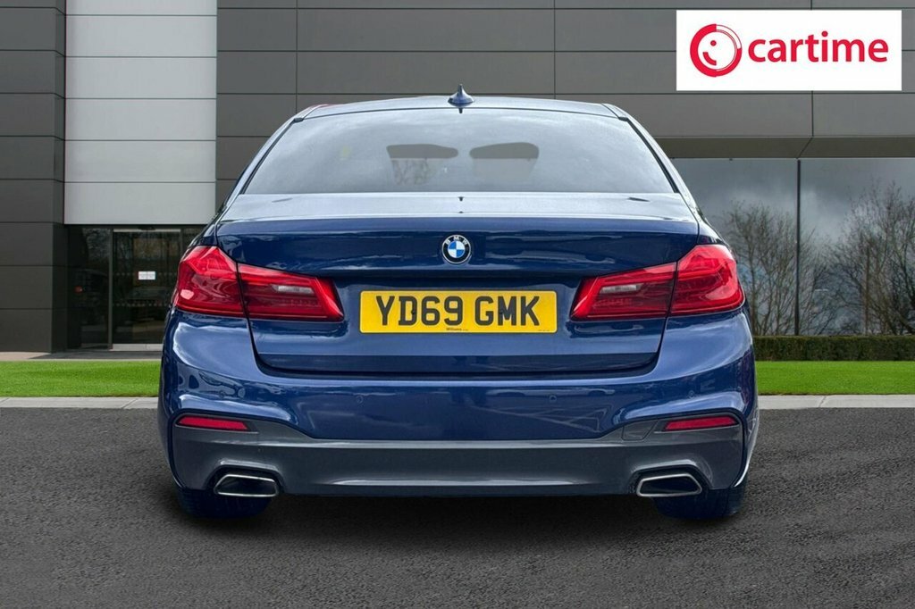 BMW 5 Series 2L M Sport YD69GMK Blue #5