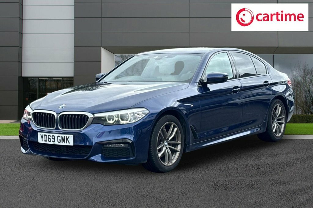 BMW 5 Series 2L M Sport YD69GMK Blue #6