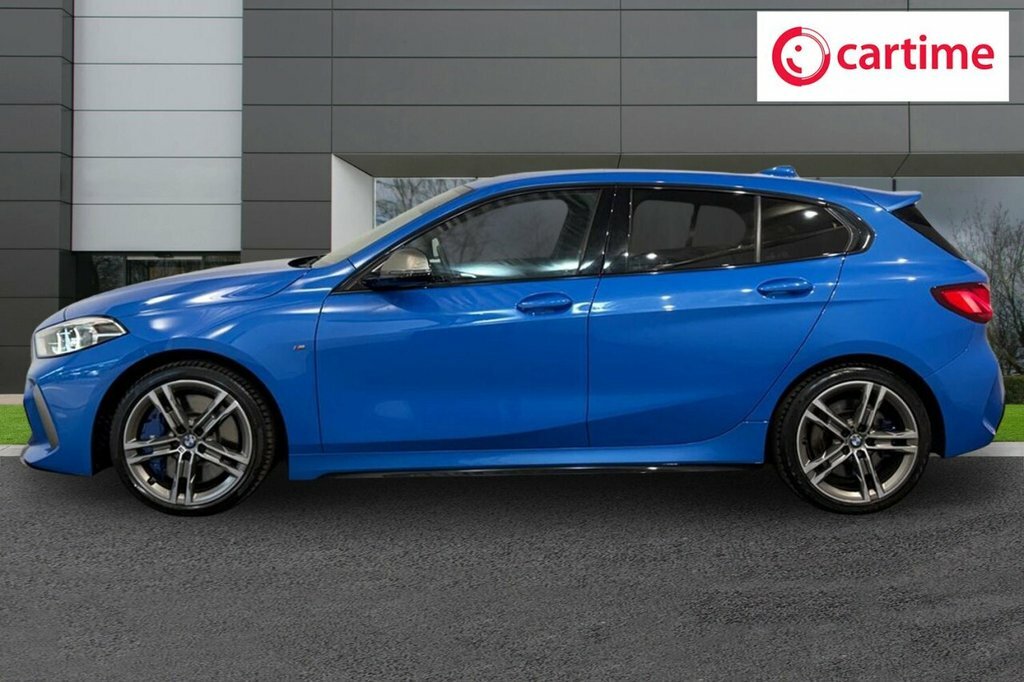 BMW 1 Series Hatchback HV72VGJ Blue #3