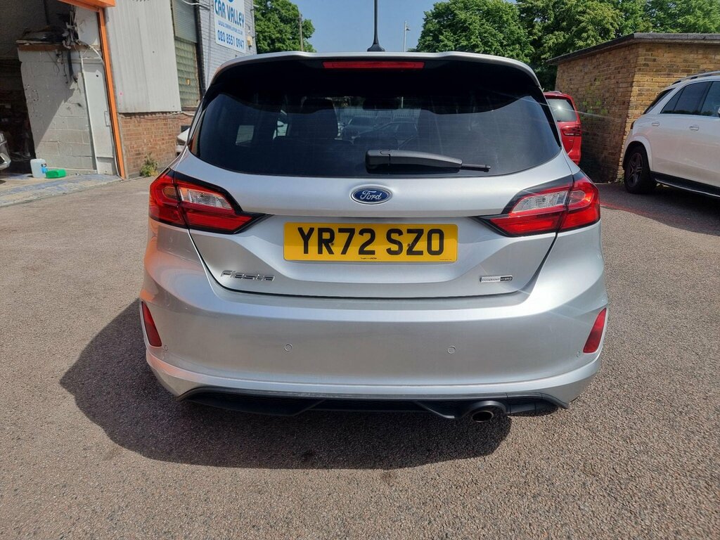 Ford Fiesta 1.0T Ecoboost Mhev St-line Dct Euro 6 Ss YR72SZO Silver #4