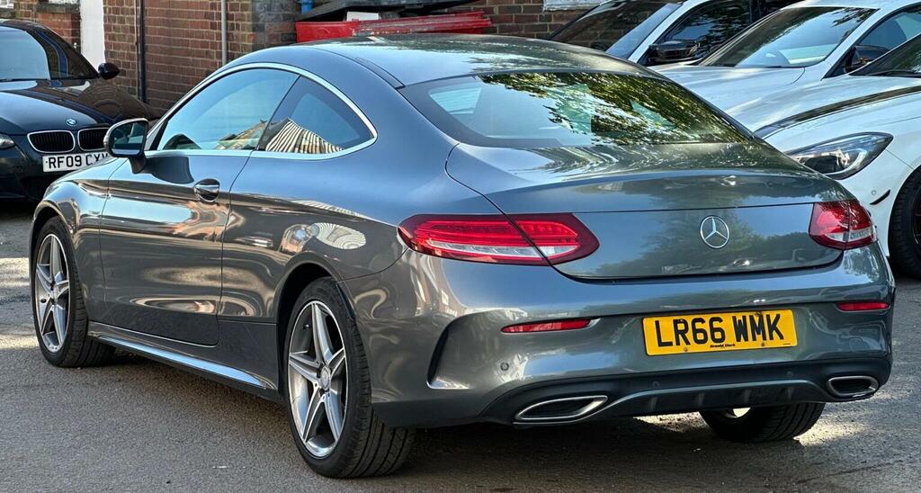 Mercedes-Benz C Class Coupe 2.1 C220d Amg Line G-tronic Euro 6 Ss LR66WMK Grey #6
