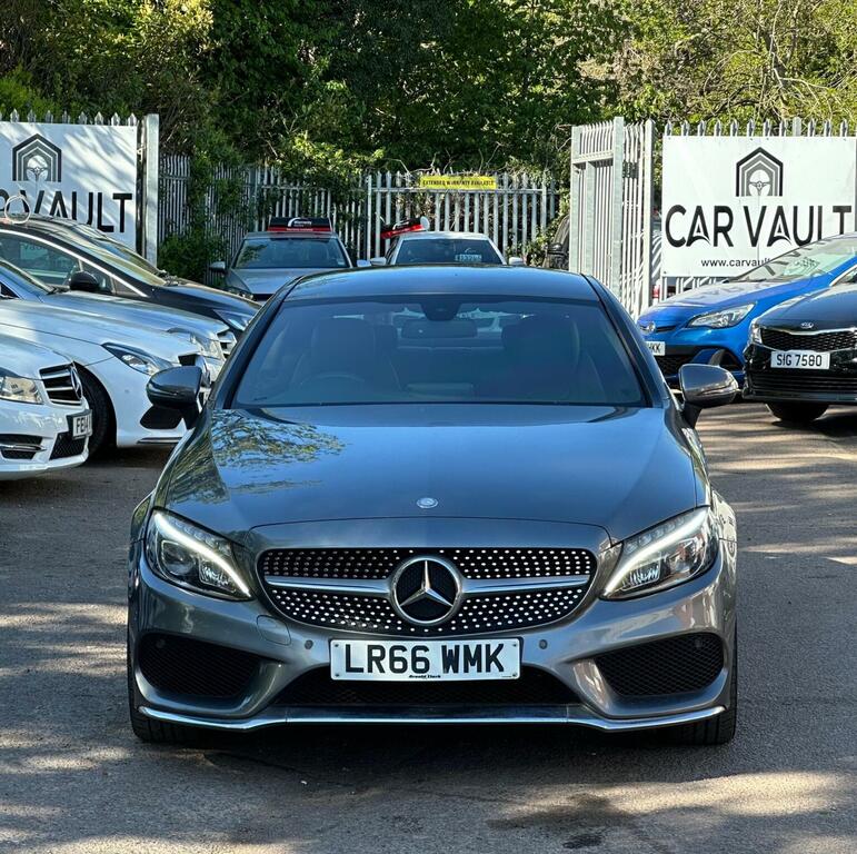 Mercedes-Benz C Class Coupe 2.1 C220d Amg Line G-tronic Euro 6 Ss LR66WMK Grey #2