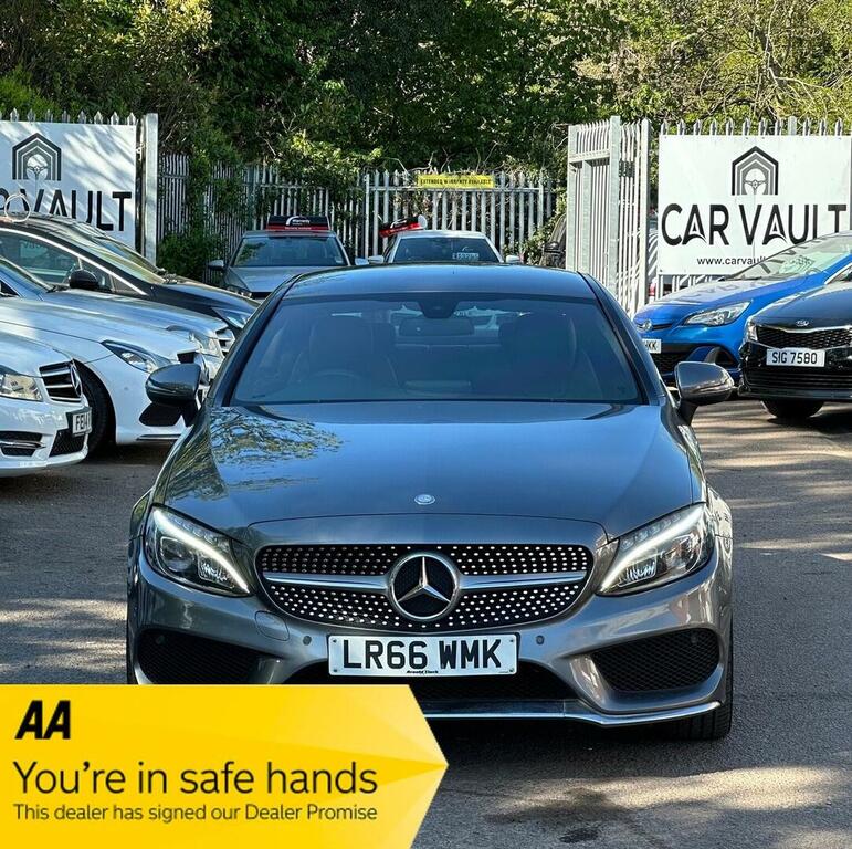 Mercedes-Benz C Class Coupe 2.1 C220d Amg Line G-tronic Euro 6 Ss LR66WMK Grey #3