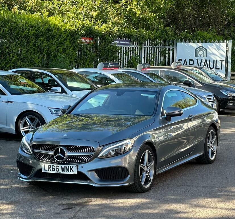 Mercedes-Benz C Class Coupe 2.1 C220d Amg Line G-tronic Euro 6 Ss LR66WMK Grey #4
