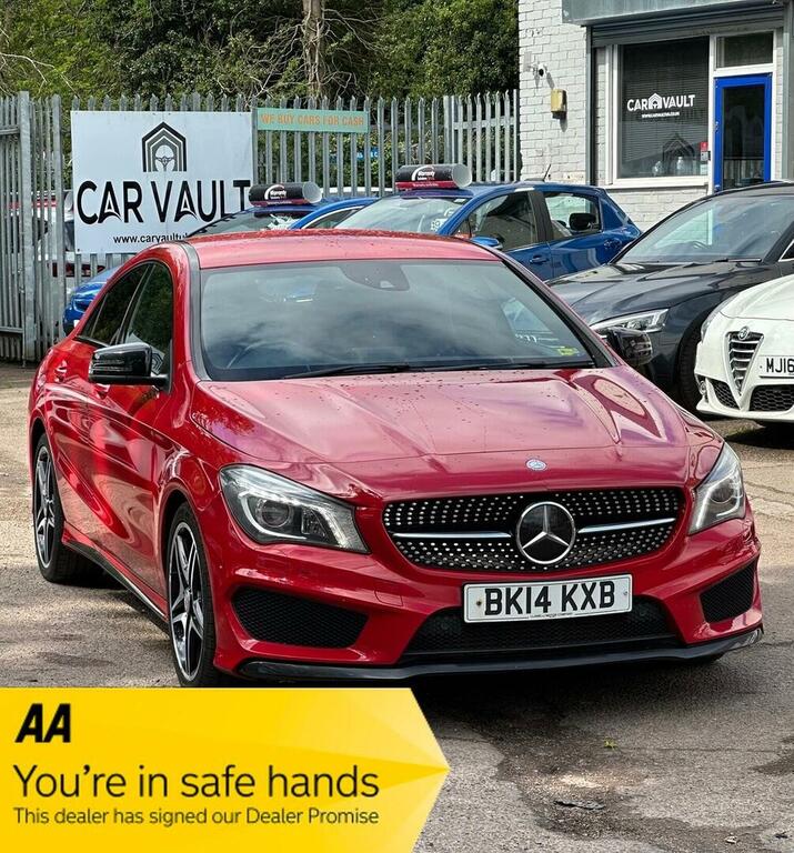 Mercedes-Benz CLA Class Saloon 2.1 Cla220 Cdi Amg Sport Coupe 7G-dct Euro BK14KXB Red #3