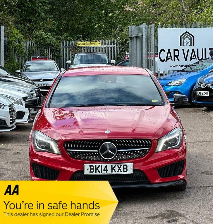Mercedes-Benz CLA Class Saloon 2.1 Cla220 Cdi Amg Sport Coupe 7G-dct Euro BK14KXB Red #2