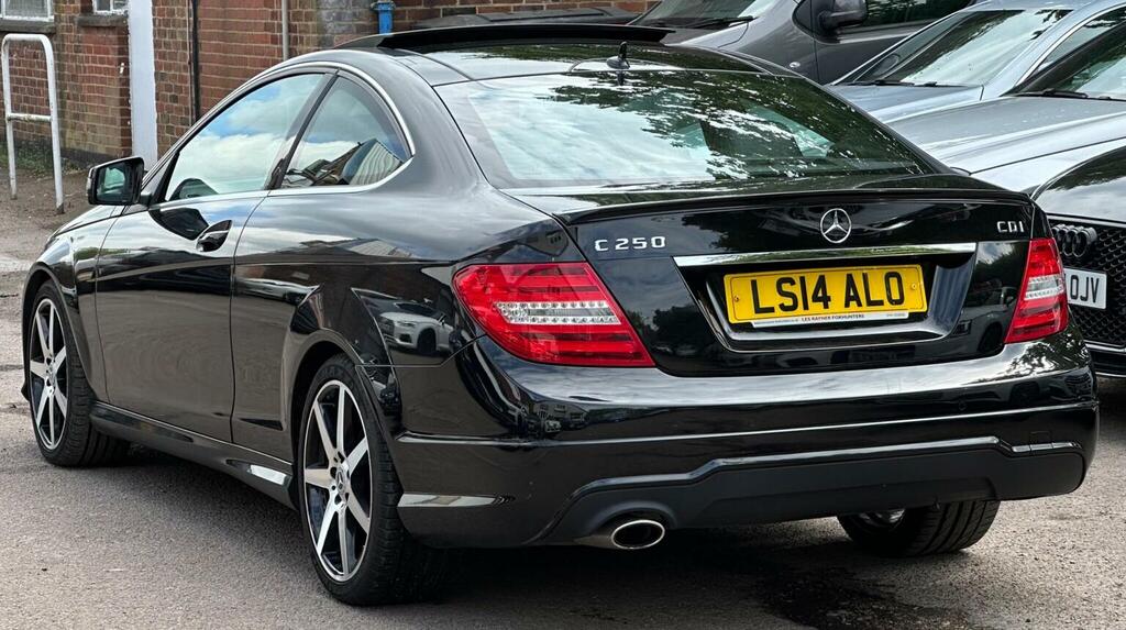 Mercedes-Benz C Class Coupe 2.1 C250 Cdi Amg Sport Edition G-tronic Eur LS14ALO Black #6