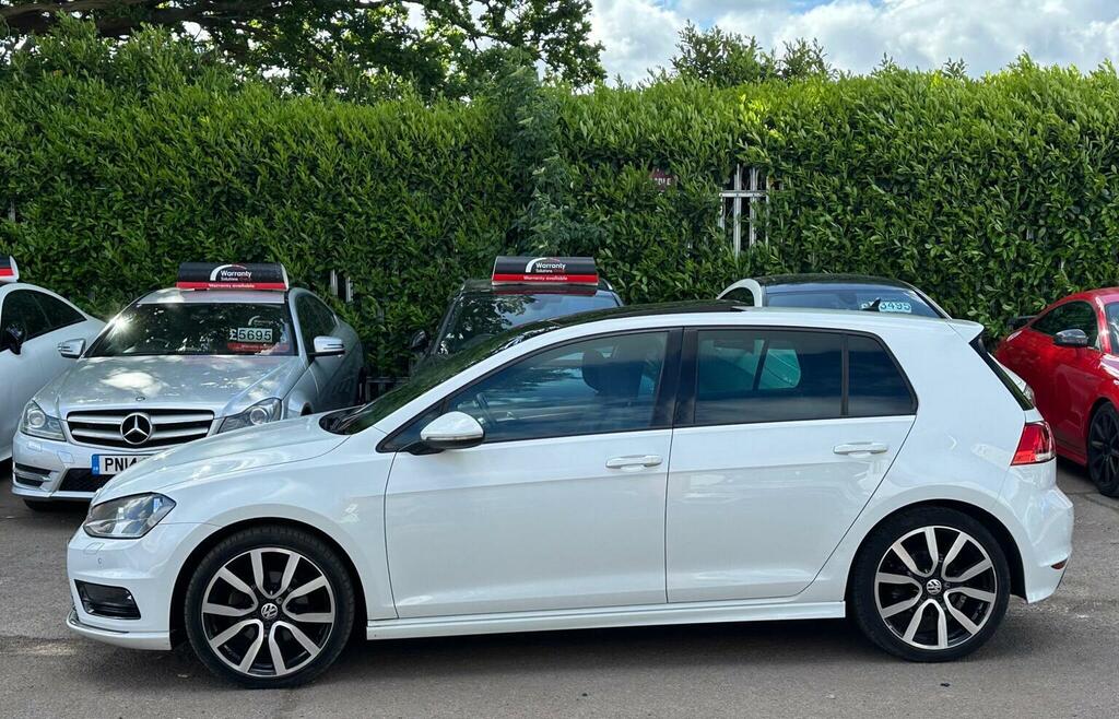 Volkswagen Golf Hatchback 2.0 Tdi Bluemotion Tech R-line Edition D SX16EOF White #5