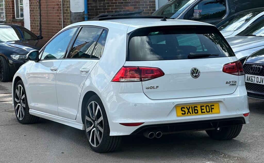 Volkswagen Golf Hatchback 2.0 Tdi Bluemotion Tech R-line Edition D SX16EOF White #6