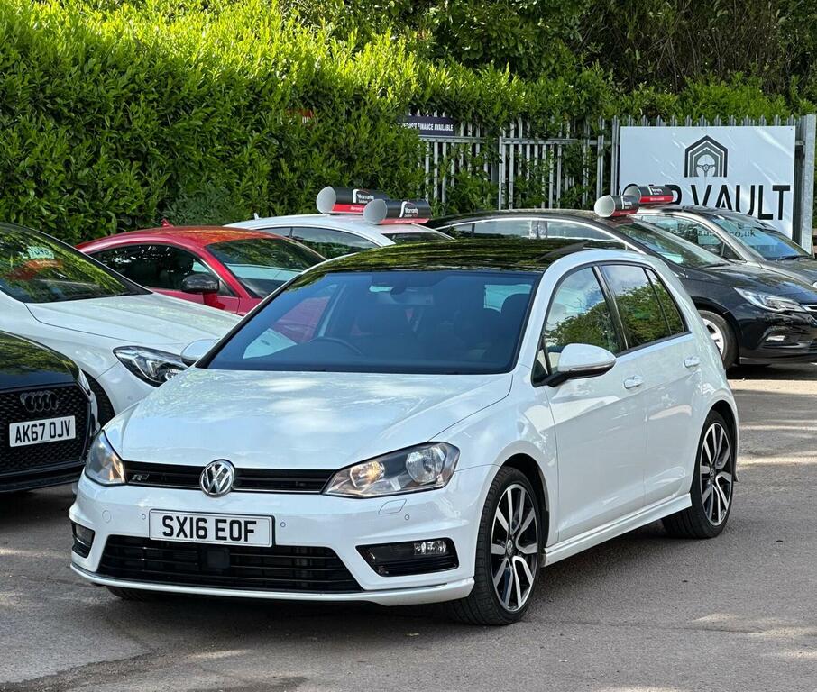 Volkswagen Golf Hatchback 2.0 Tdi Bluemotion Tech R-line Edition D SX16EOF White #4