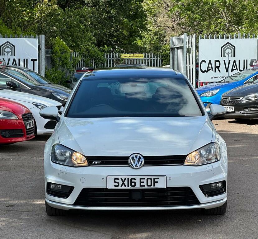 Volkswagen Golf Hatchback 2.0 Tdi Bluemotion Tech R-line Edition D SX16EOF White #2