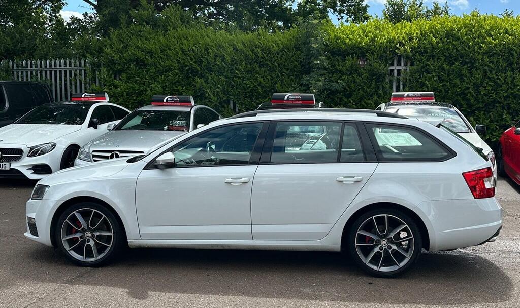 Skoda Octavia Estate 2.0 Tdi Vrs Dsg Euro 6 Ss Snav 20 KP16DJD White #5