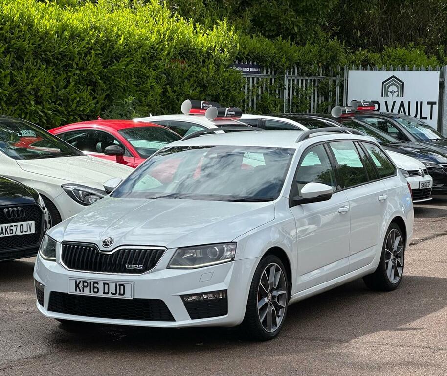 Skoda Octavia Estate 2.0 Tdi Vrs Dsg Euro 6 Ss Snav 20 KP16DJD White #4
