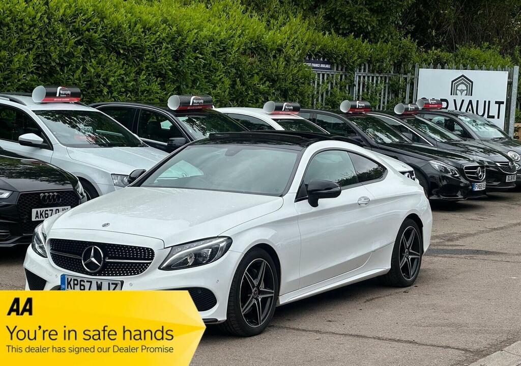 Mercedes-Benz C Class Coupe 2.1 C220d Amg Line Premium G-tronic Euro White