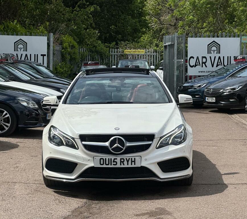 Mercedes-Benz E Class Coupe 3.5 E400 V6 Amg Line G-tronic Euro 6 Ss OU15RYH White #2