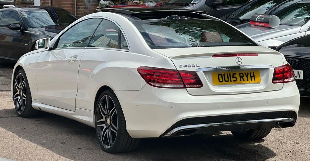 Mercedes-Benz E Class Coupe 3.5 E400 V6 Amg Line G-tronic Euro 6 Ss OU15RYH White #6