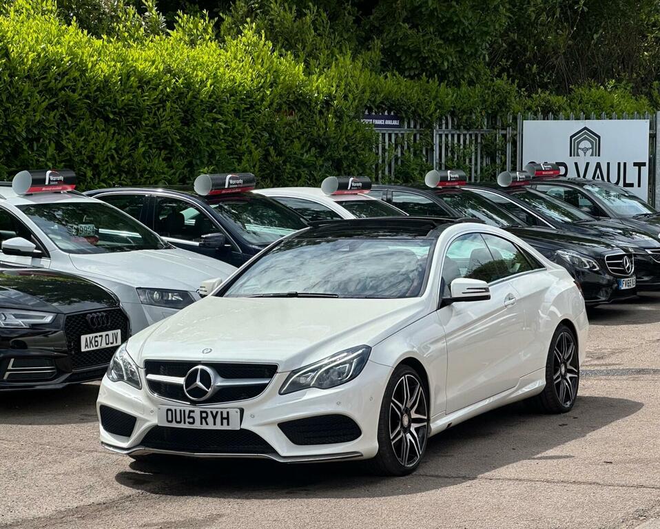 Mercedes-Benz E Class Coupe 3.5 E400 V6 Amg Line G-tronic Euro 6 Ss OU15RYH White #4