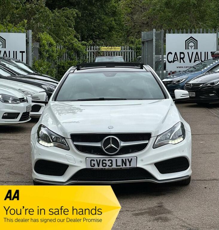 Mercedes-Benz E Class Coupe 2.1 E250 Cdi Amg Sport G-tronic Euro 5 Ss GV63LNY White #3