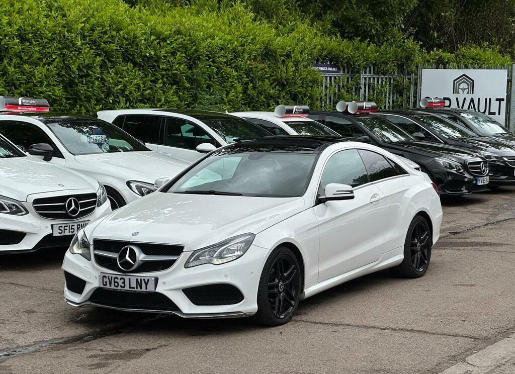Mercedes-Benz E Class Coupe 2.1 E250 Cdi Amg Sport G-tronic Euro 5 Ss GV63LNY White #4