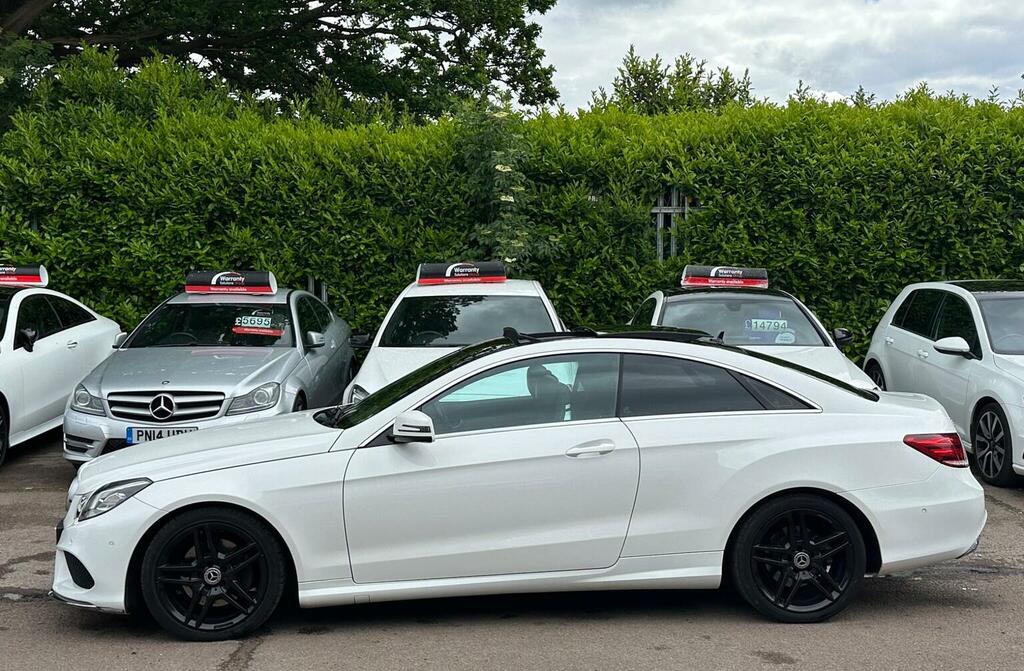 Mercedes-Benz E Class Coupe 2.1 E250 Cdi Amg Sport G-tronic Euro 5 Ss GV63LNY White #5