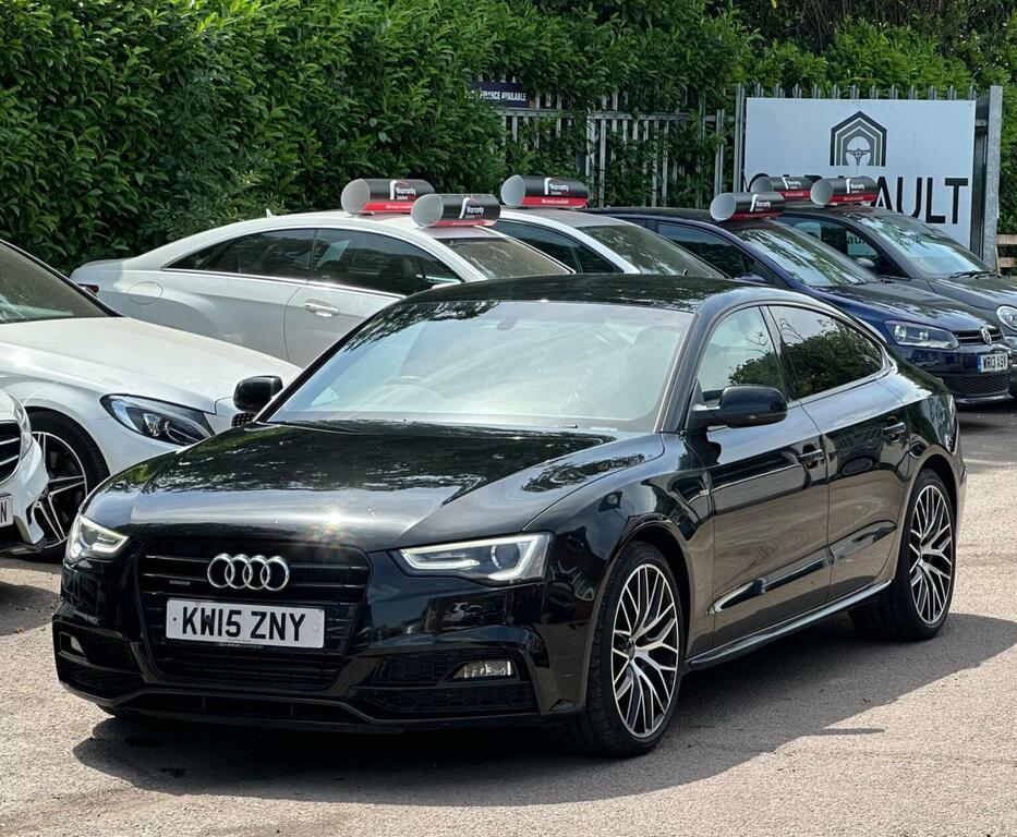 Audi A5 Hatchback 2.0 Tdi Black Edition Plus Sportback Mul KW15ZNY Black #5
