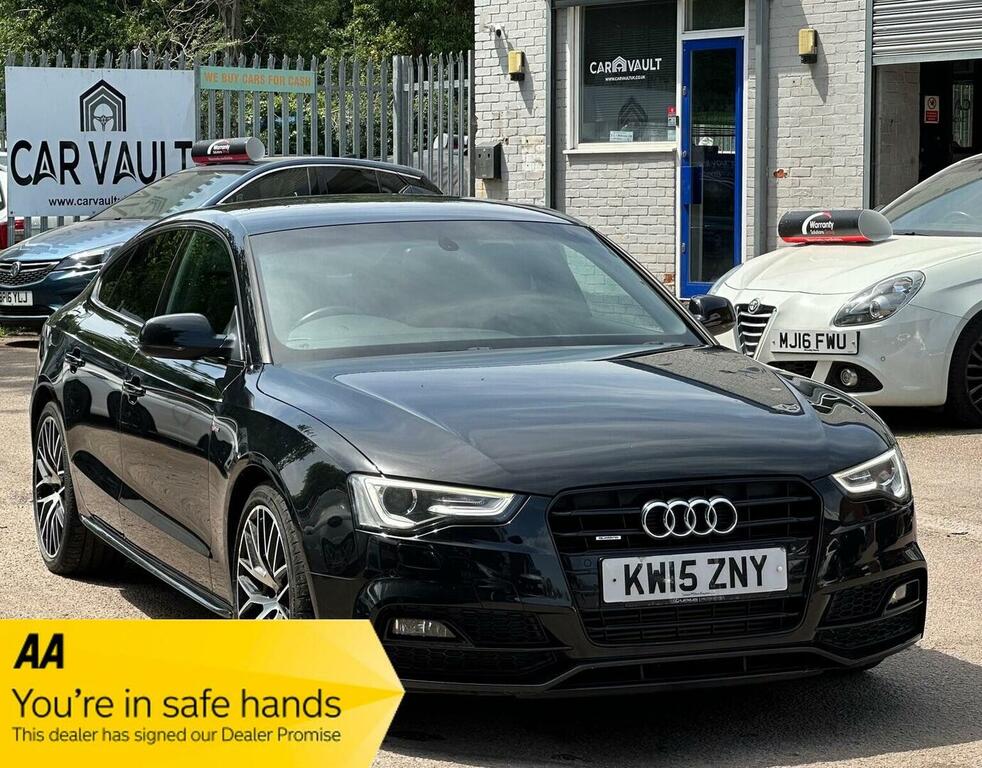 Audi A5 Hatchback 2.0 Tdi Black Edition Plus Sportback Mul KW15ZNY Black #3