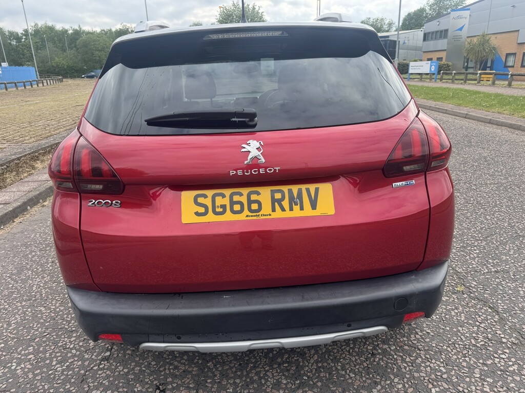 Peugeot 2008 1.6 Bluehdi Allure 2016 SG66RMV Red #5