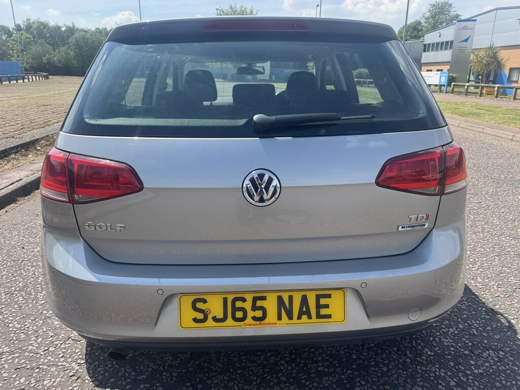 Volkswagen Golf 1.6 Tdi Bluemotion Tech Match 2015 SJ65NAE Silver #5