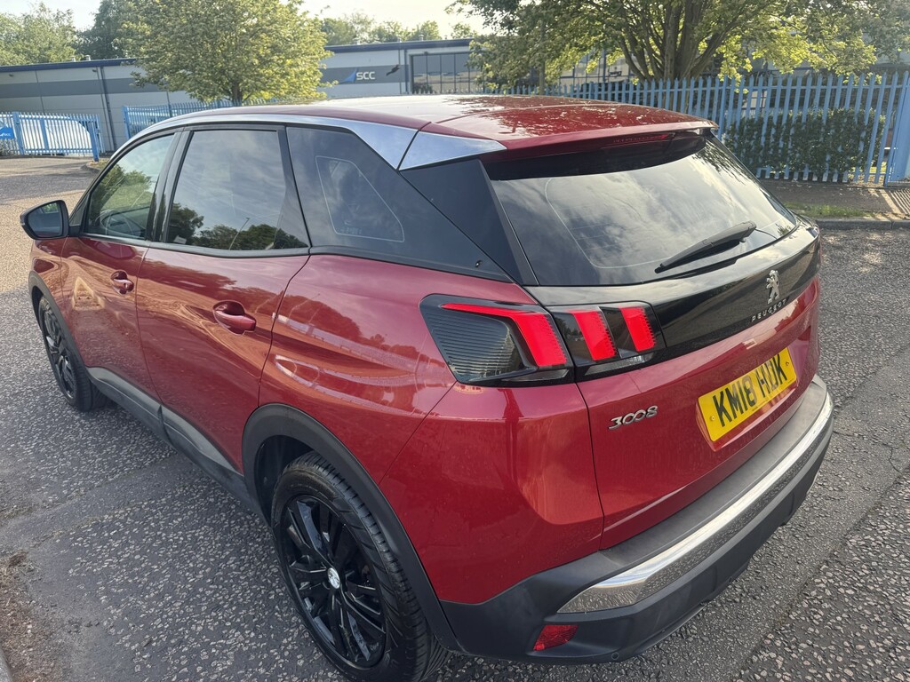 Peugeot 3008 1.6 Bluehdi Active 2018 KM18HDK Red #4