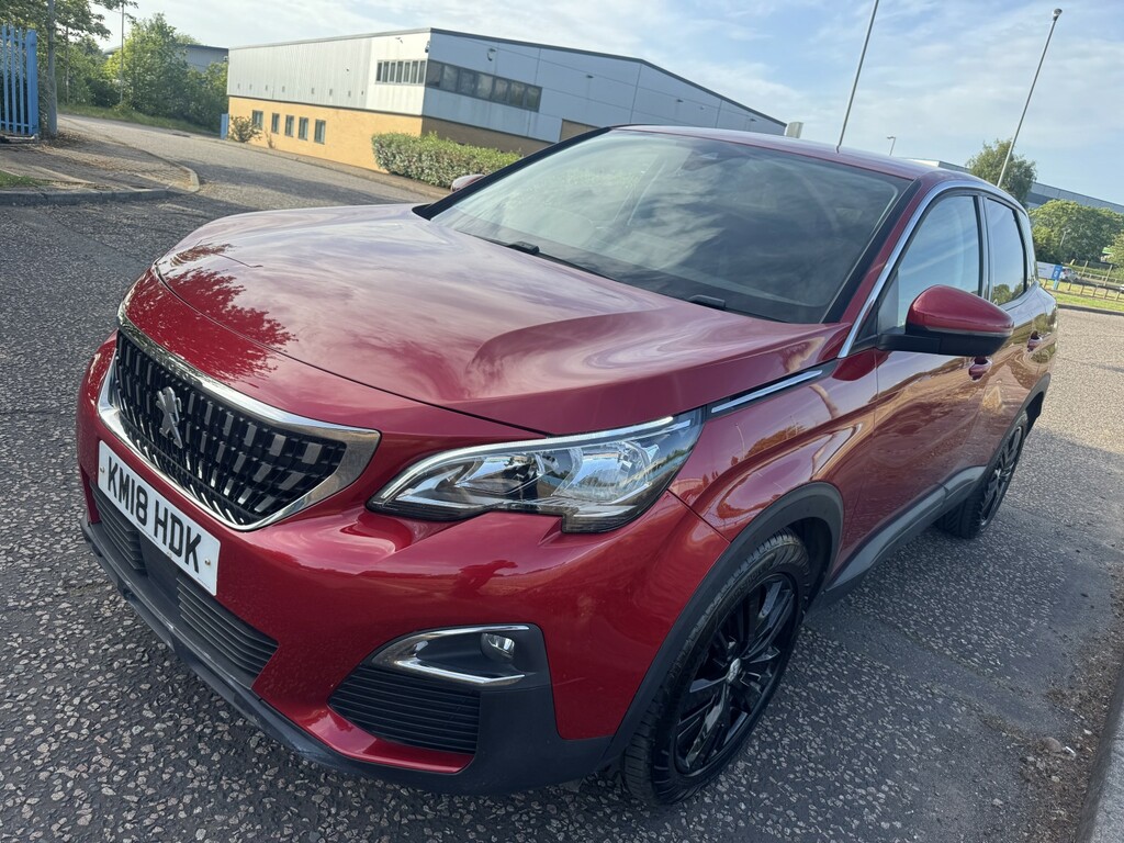 Peugeot 3008 1.6 Bluehdi Active 2018 KM18HDK Red #2