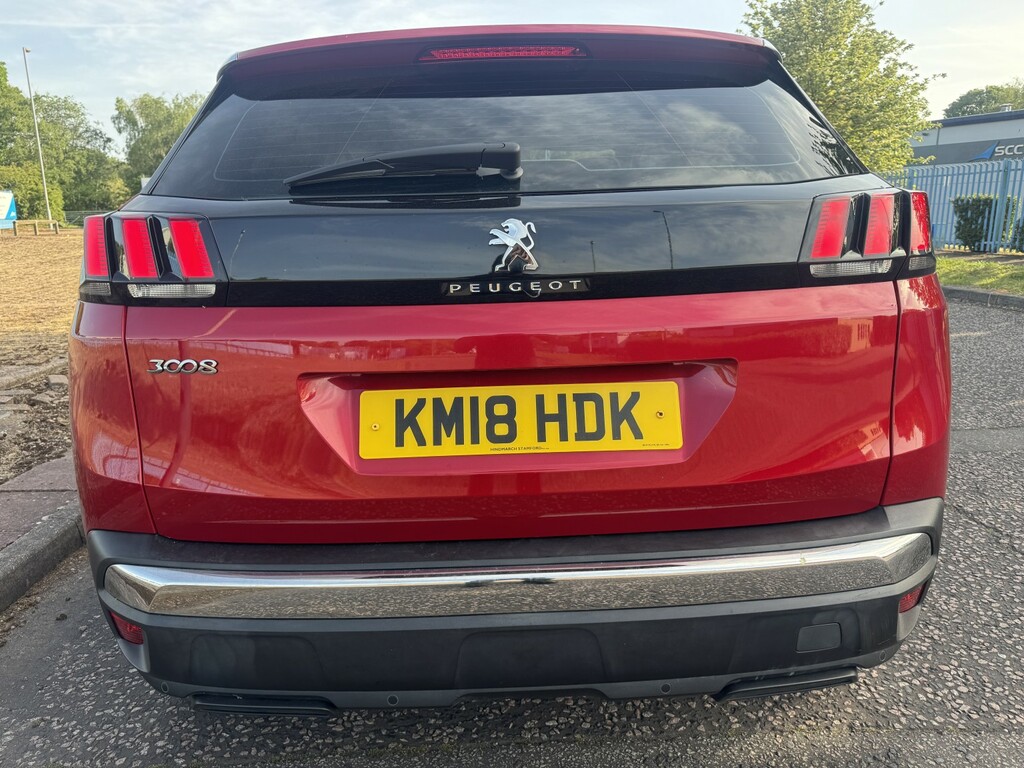 Peugeot 3008 1.6 Bluehdi Active 2018 KM18HDK Red #5