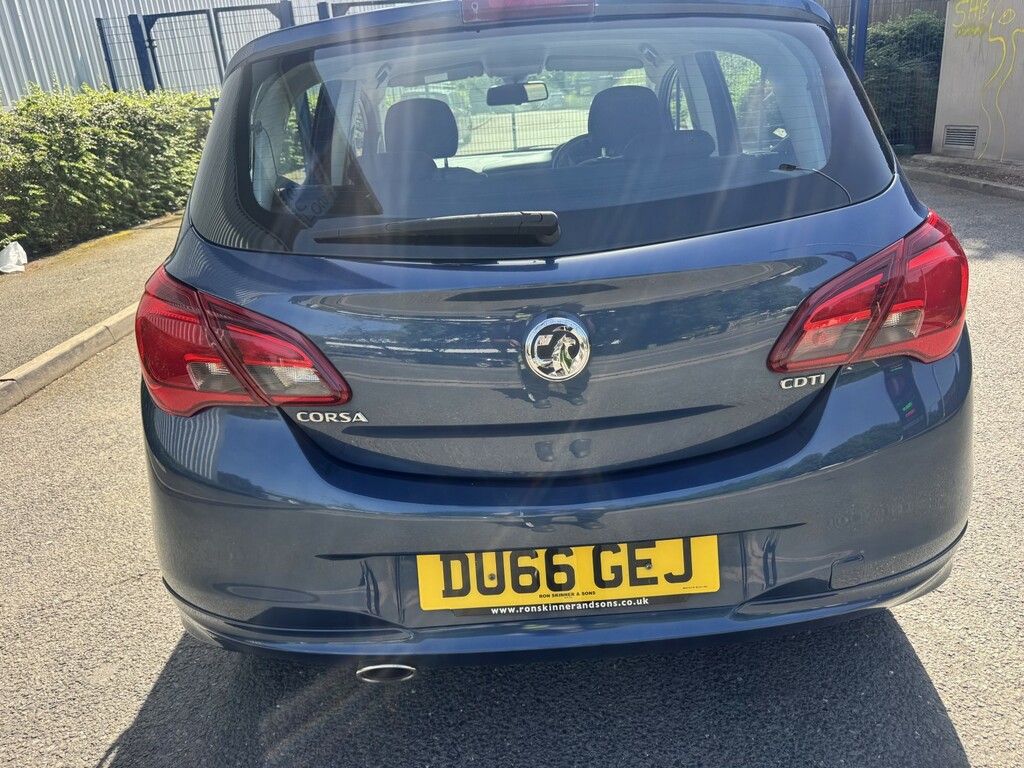 Vauxhall Corsa 1.3 Cdti Ecoflex Sri VX Line 2016 DU66GEJ Blue #5