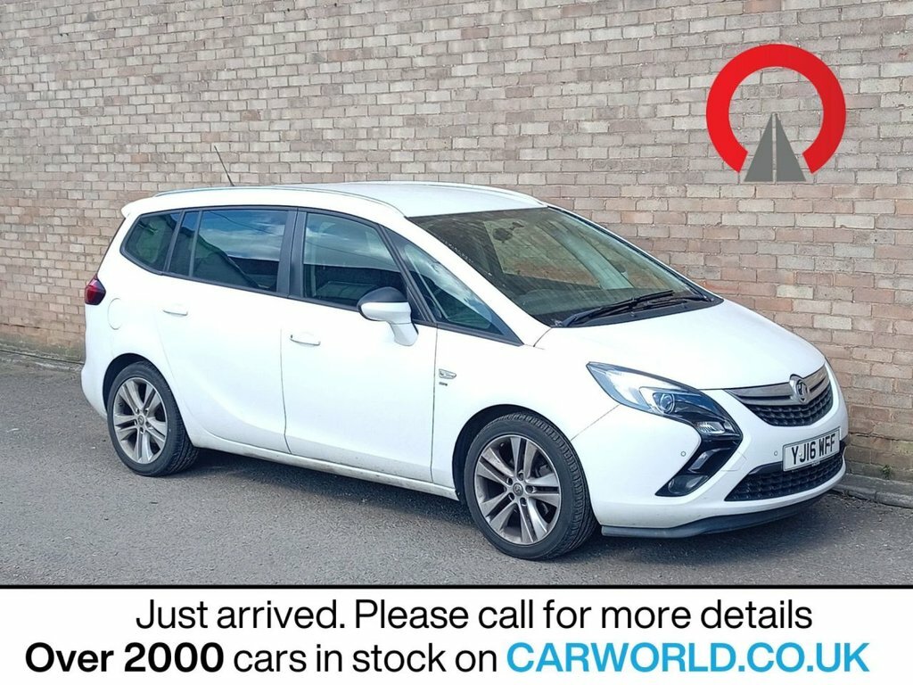 Vauxhall Zafira Tourer 1.6L Sri White