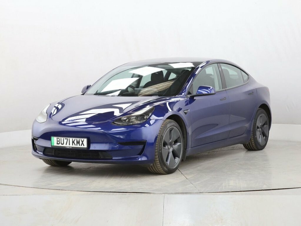 Tesla Model 3 Saloon BU71KMX Blue #3