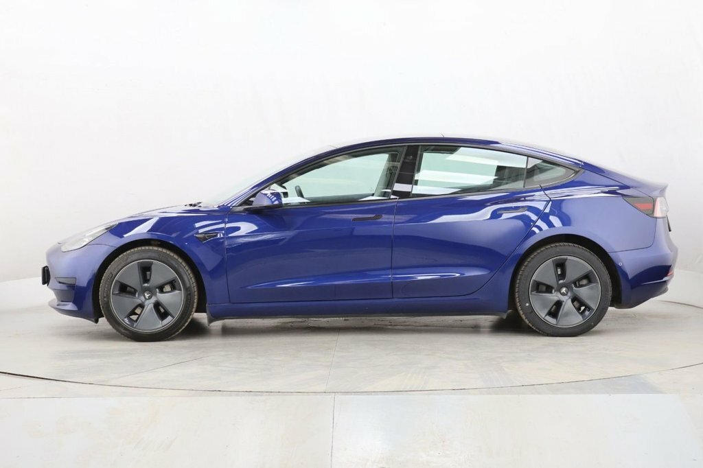 Tesla Model 3 Saloon BU71KMX Blue #4