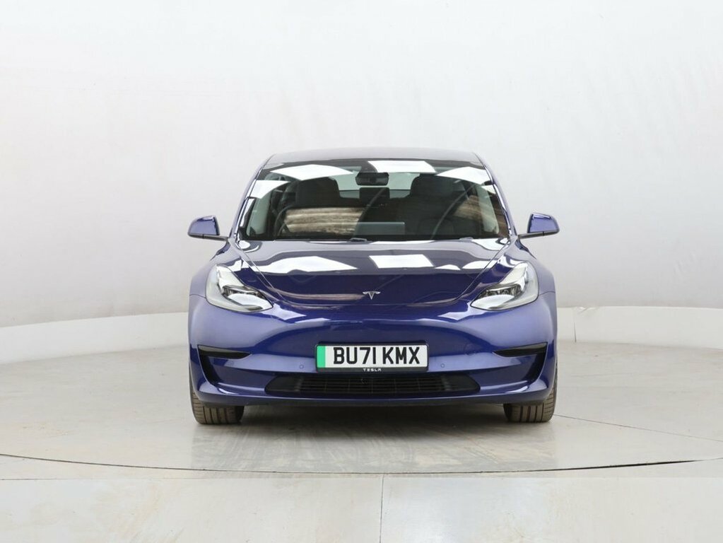 Tesla Model 3 Saloon BU71KMX Blue #2
