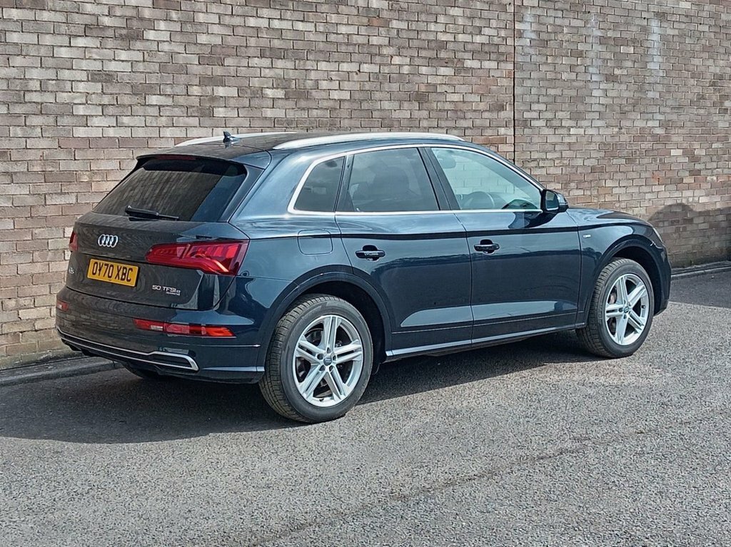 Audi Q5 2L S Line OY70XBC Blue #3