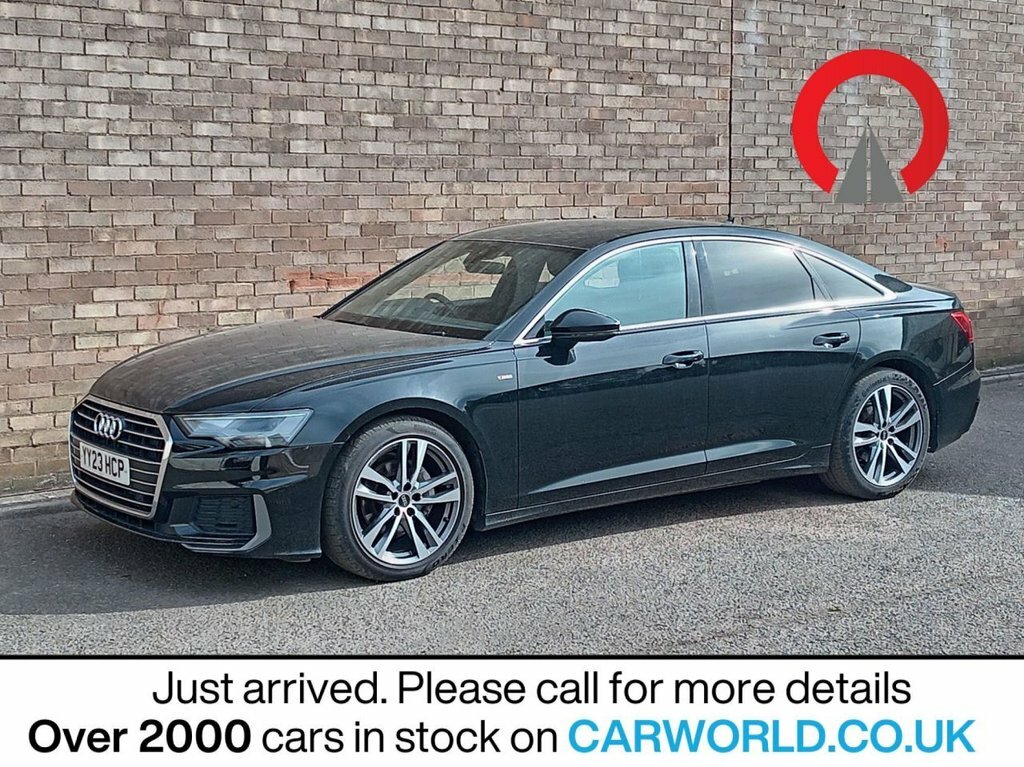 Audi A6 Saloon 2L S Line YY23HCP Black
