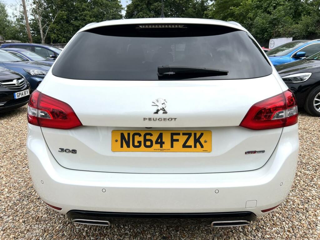 Peugeot 308 SW 1.2 Puretech Gt Line NG64FZK White #4