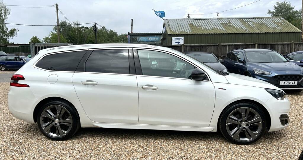 Peugeot 308 SW 1.2 Puretech Gt Line NG64FZK White #3