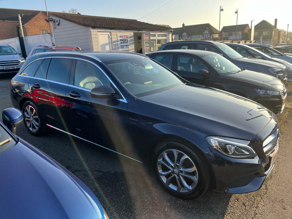 Mercedes-Benz C Class C200d Sport KN66FFZ Blue #5