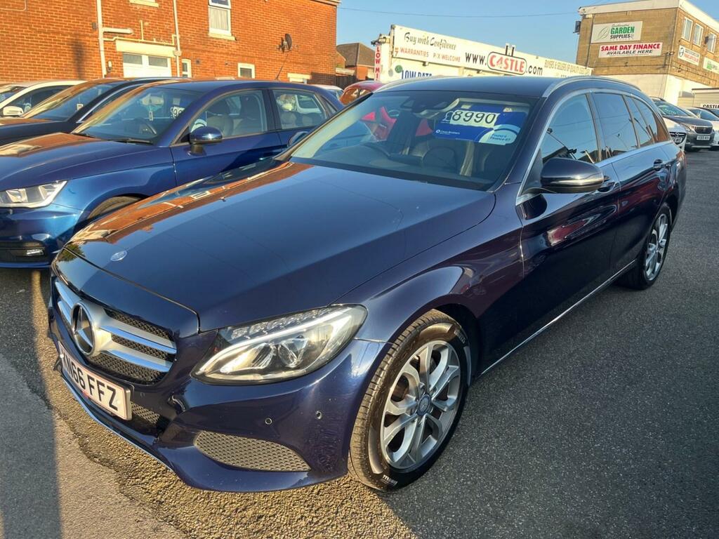 Mercedes-Benz C Class C200d Sport KN66FFZ Blue #2