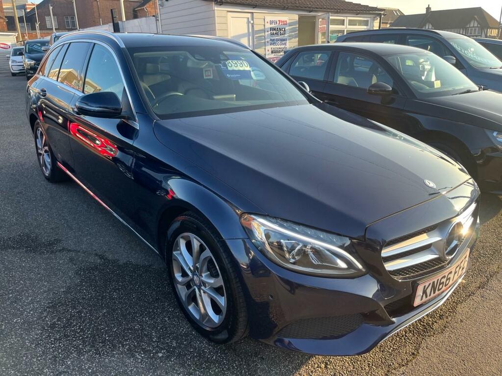 Mercedes-Benz C Class C200d Sport KN66FFZ Blue #3