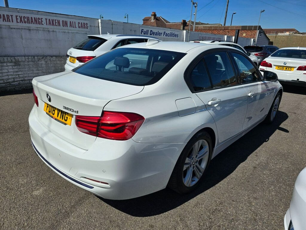 BMW 3 Series 320D Sport FD18VNG White #5