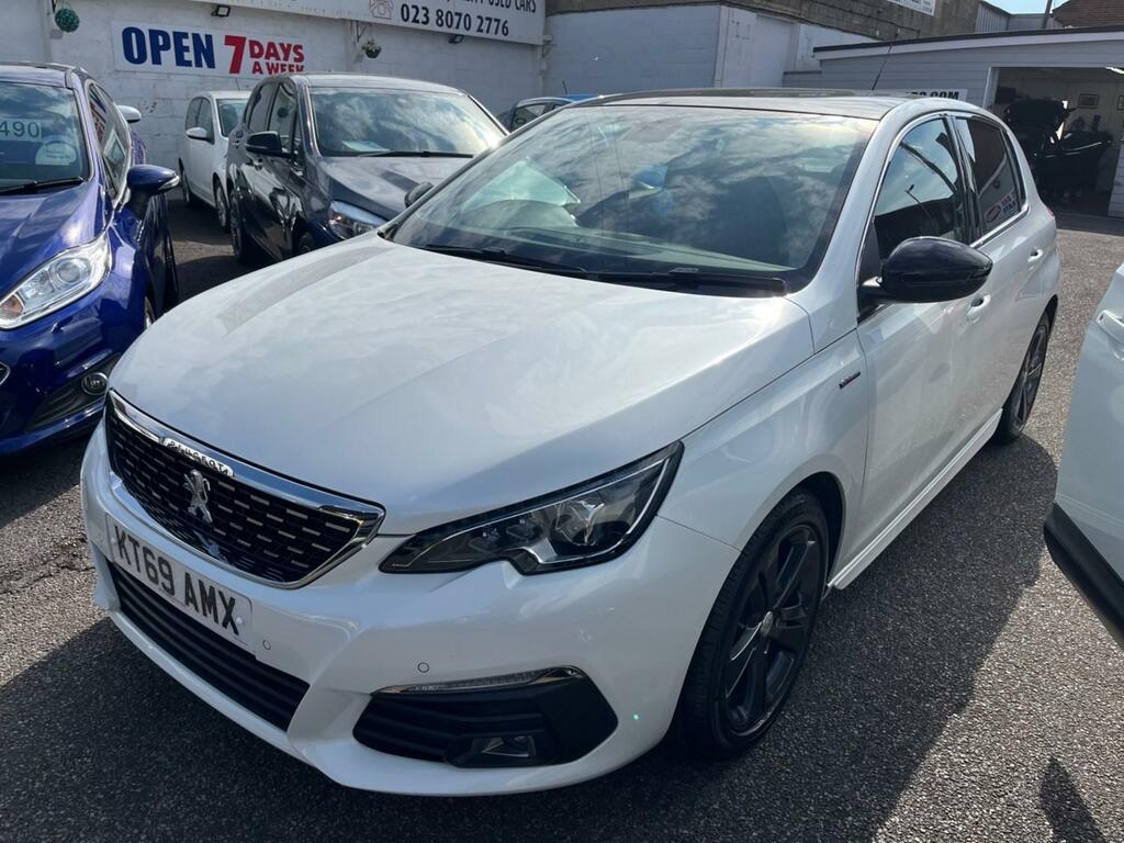 Peugeot 308 1.2 Puretech 130 Gt Line KT69AMX White #2
