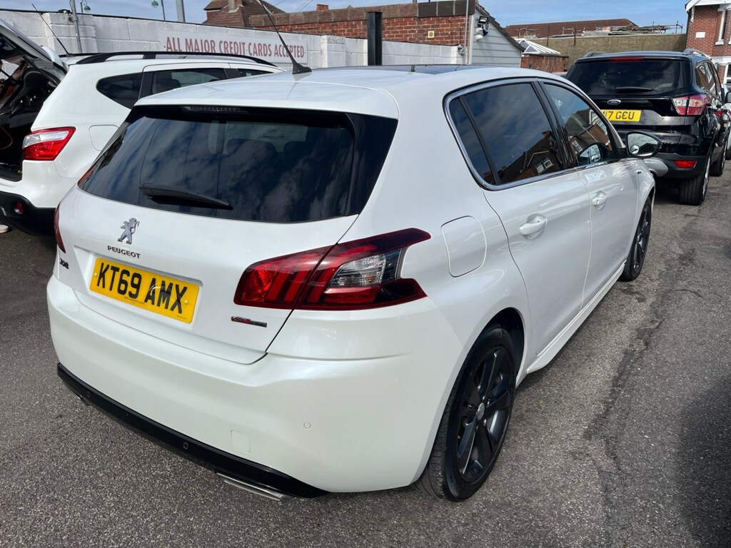 Peugeot 308 1.2 Puretech 130 Gt Line KT69AMX White #6