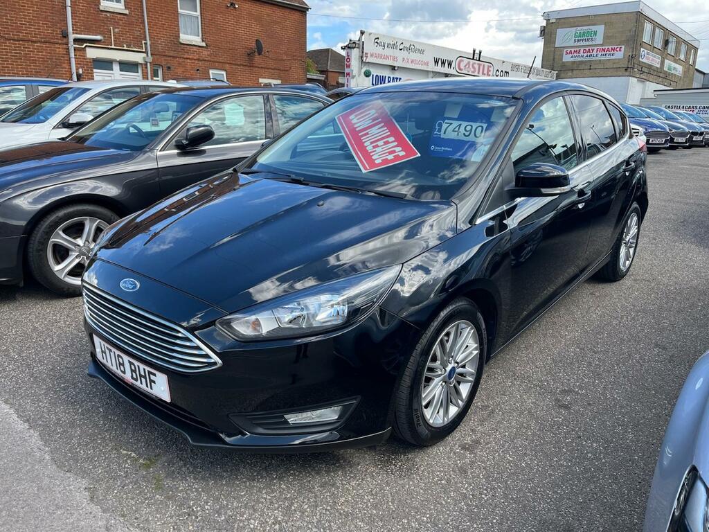 Ford Focus 1.0 Ecoboost 125 Zetec Edition HT18BHF Black #4
