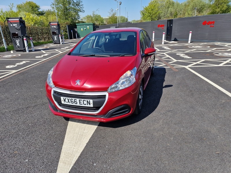 Peugeot 208 Reserve For 99..Blue Hdi KX66ECN Red #2